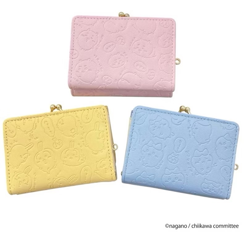 日本🇯🇵正品 全新 吉伊卡哇 ちいかわ 小八 烏薩奇 吉伊 錢包 口金包 短夾 禮物💝-細節圖2