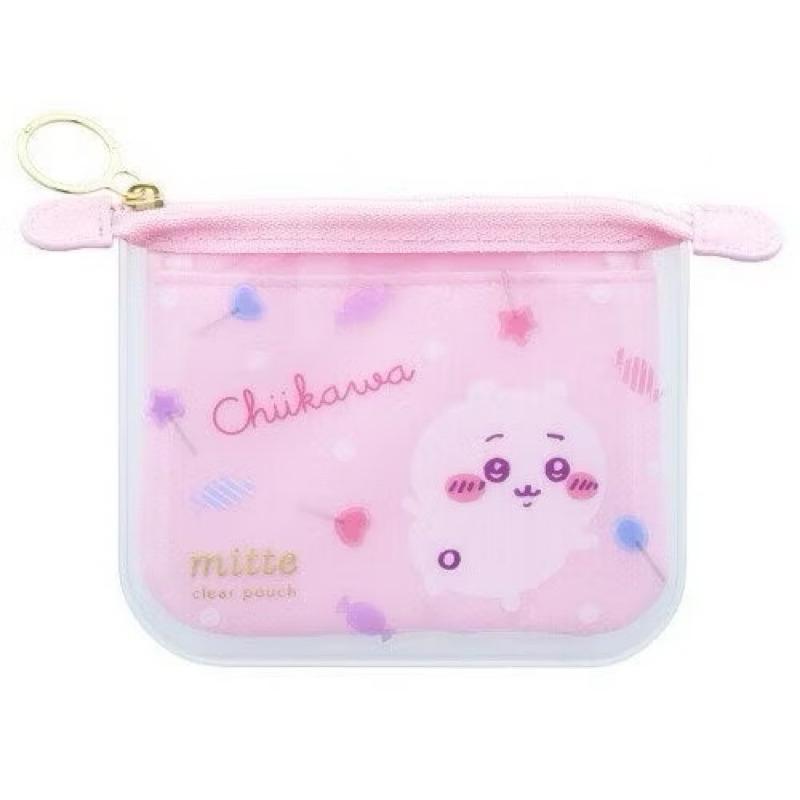 日本🇯🇵代購 吉伊卡哇 收納袋 零錢包 小物收納袋 PVC 防潑水 小八貓 烏薩奇 吉伊-細節圖4
