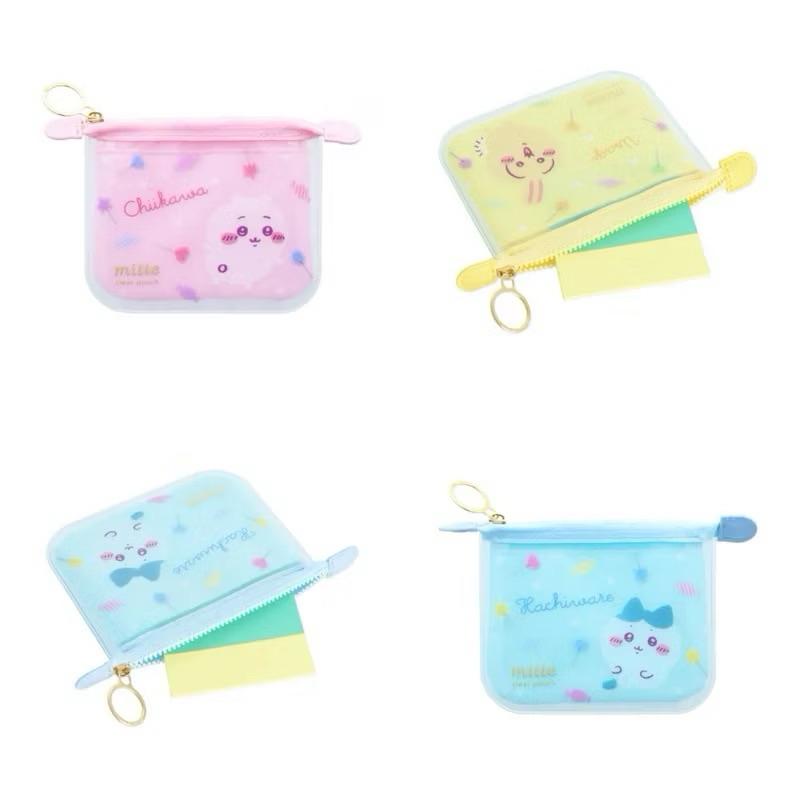 日本🇯🇵代購 吉伊卡哇 收納袋 零錢包 小物收納袋 PVC 防潑水 小八貓 烏薩奇 吉伊-細節圖5