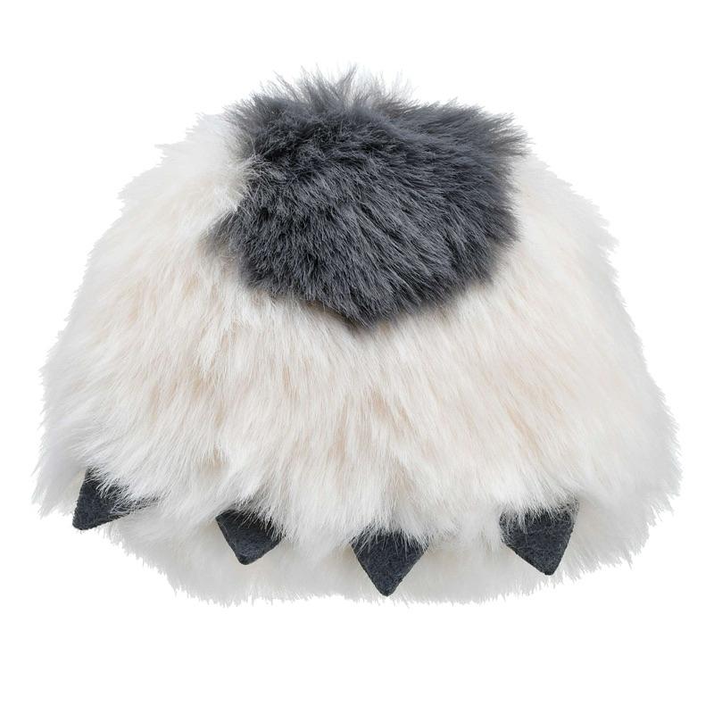 日本🇯🇵正版 迪士尼商店Disney 壞貓魯斯佛 路西法 毛絨尾巴 鑰匙圈吊飾 肉球吊飾-細節圖3