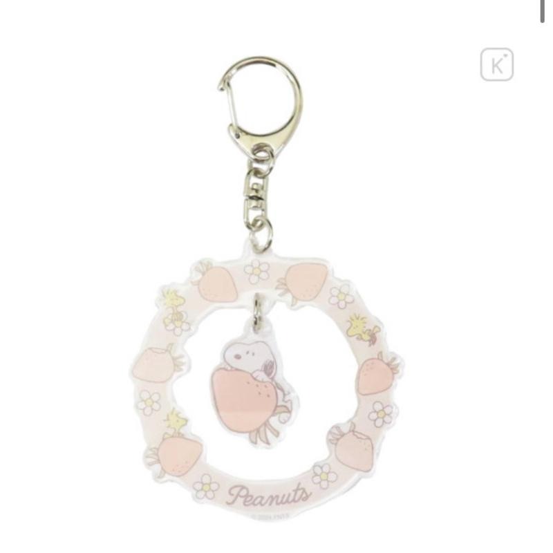 日本代購正品peanuts snoopy 史努比 2way壓克力吊飾 壓克力鑰匙圈 史努比鑰匙圈 2025春限定-細節圖3