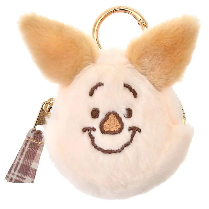 東京迪士尼♥️ 【日本空運】日本迪士尼 小熊維尼 小豬 零錢包登山扣吊飾 White Pooh 雪白奶茶-細節圖2