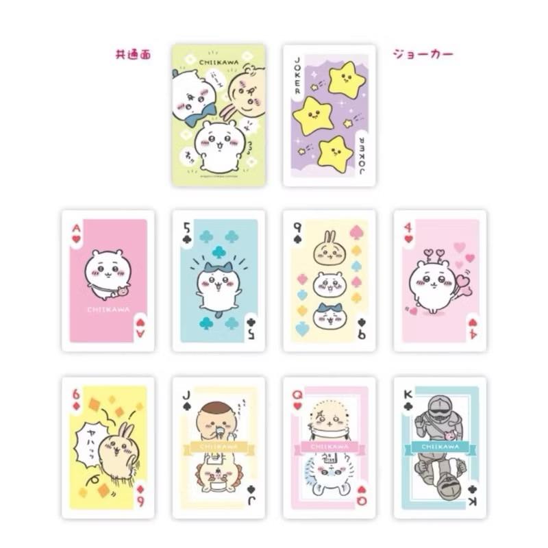 日本正版♥️ ensky 吉伊卡哇 chiikawa ちいかわ 桌遊 益智遊戲 撲克牌-細節圖3