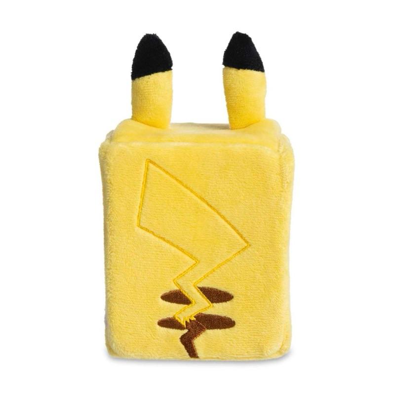 日本🇯🇵正版 寶可夢商店購入 毛茸茸卡片套 卡片收納包 小物包 小廢包 皮卡丘款/伊布款-細節圖5