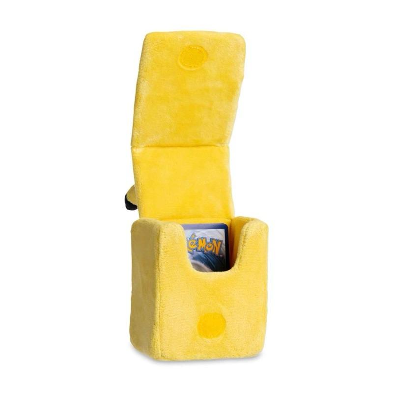 日本🇯🇵正版 寶可夢商店購入 毛茸茸卡片套 卡片收納包 小物包 小廢包 皮卡丘款/伊布款-細節圖7