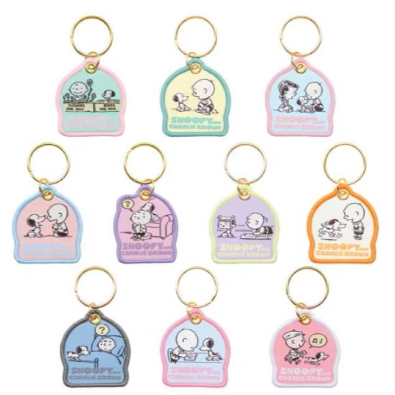snoopy 史努比75th 75週年 復古刺繡鑰匙圈 吊墜 綴飾 盲抽確認款-細節圖2