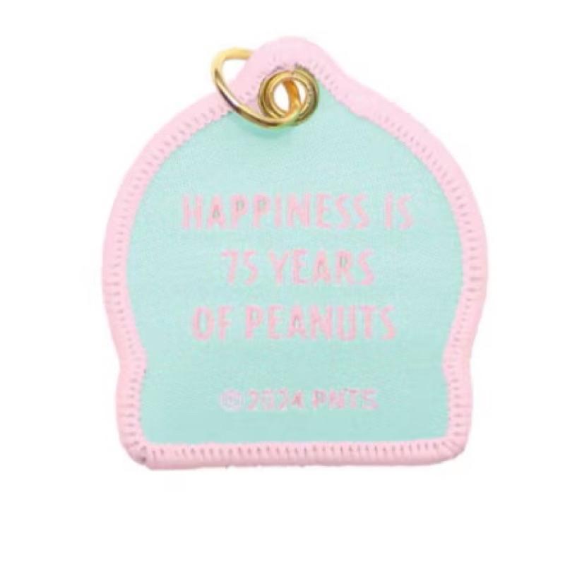 snoopy 史努比75th 75週年 復古刺繡鑰匙圈 吊墜 綴飾 盲抽確認款-細節圖3