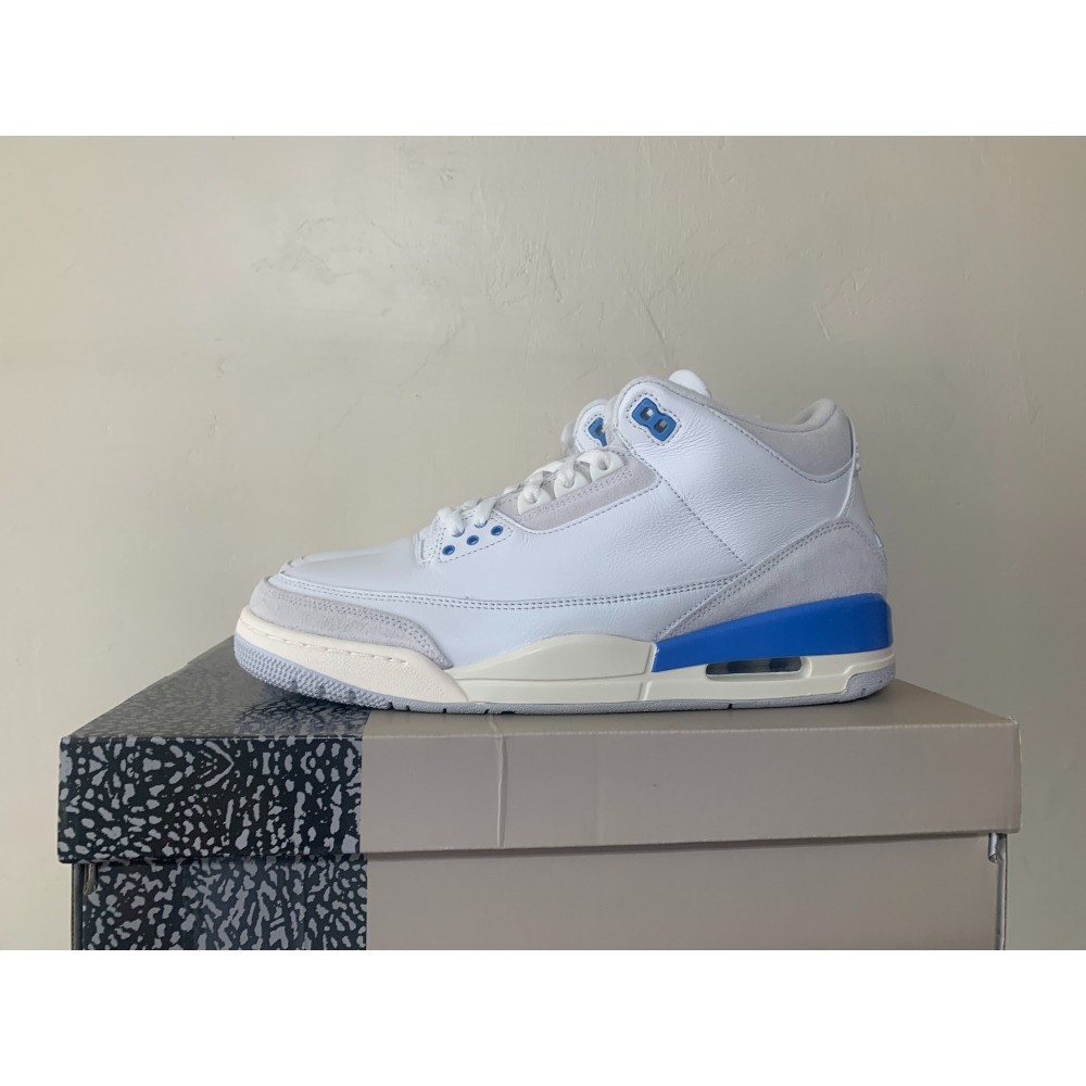 Air Jordan 3 Retro High OG “UNC Lucky Short” 北卡藍-細節圖3