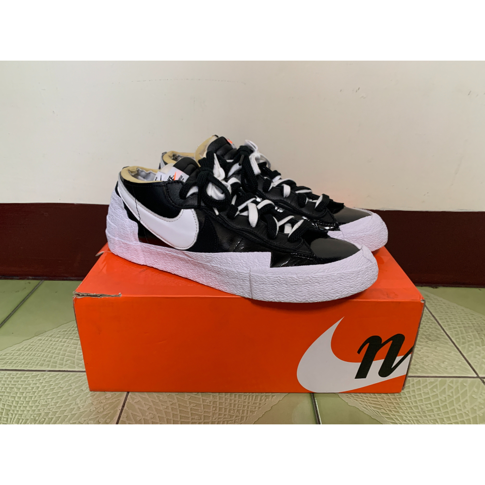 Nike Blazer Low X Sacai Black-細節圖2