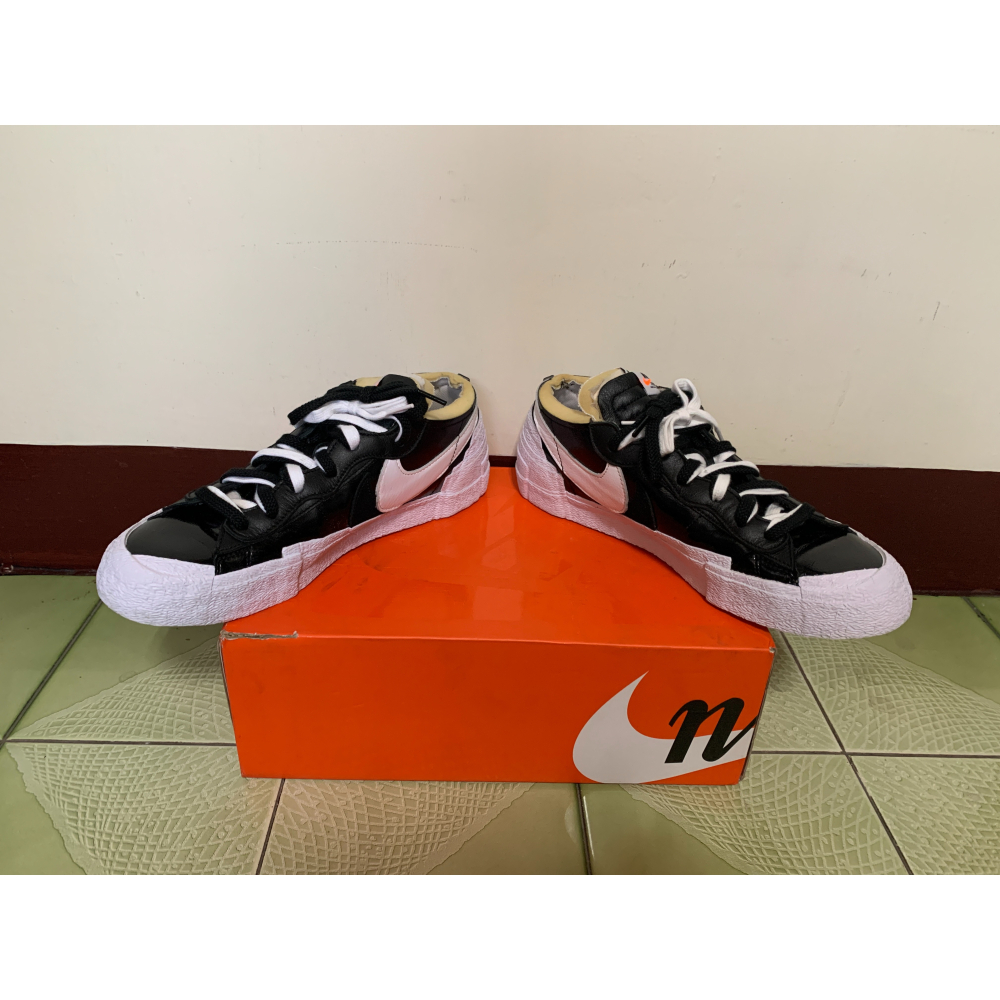 Nike Blazer Low X Sacai Black-細節圖4
