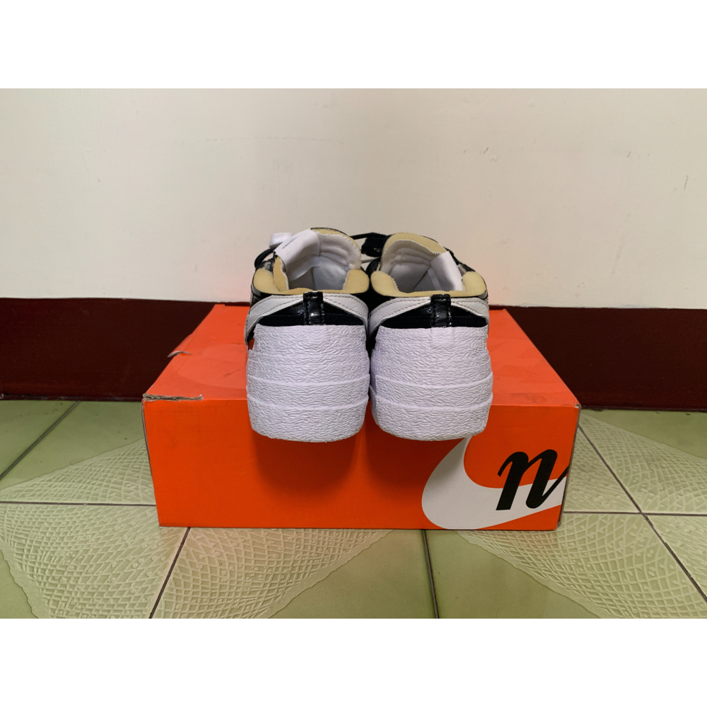 Nike Blazer Low X Sacai Black-細節圖5