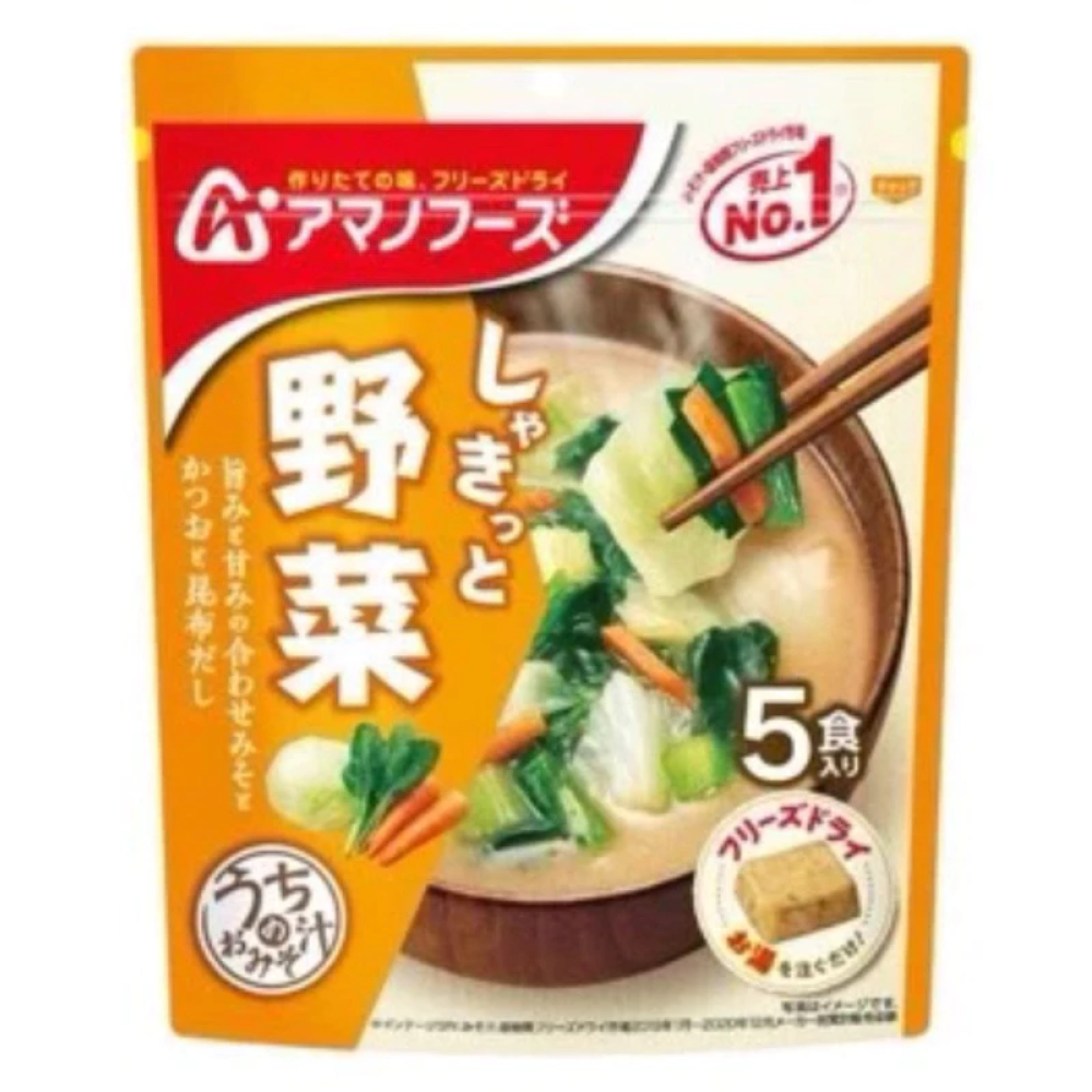 日本天野 AMANO 味噌湯  5人份 宵夜 露營 登山 即食沖泡-細節圖6