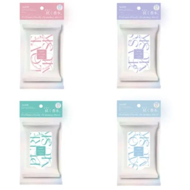日本正品 代購 日本製造 AurdeW 香水紙巾 擦的香水 濕紙巾 白麝香 清爽 體香 夏天不怕臭臭-細節圖3