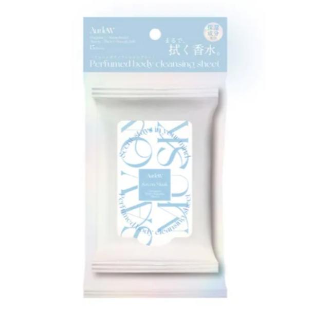 日本正品 代購 日本製造 AurdeW 香水紙巾 擦的香水 濕紙巾 白麝香 清爽 體香 夏天不怕臭臭-細節圖6