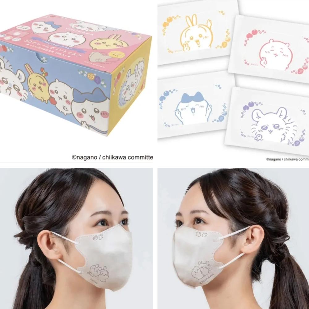 日本代購 寶可夢 史努比 可愛大人用口罩 非醫療用品 pokemon pikachu 3D口罩 吉伊卡哇 米飛兔 空運-細節圖2