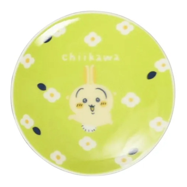 現貨🐰🐰日本正品 吉伊卡哇 花田系列 點心盤 兔兔 小可愛 小八貓 chiikawa 烏薩奇 正版-細節圖2