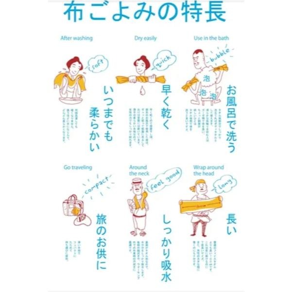 台灣現貨🌸日本製 今治毛巾 純棉 手拭巾 紗布巾 萬用紗布 禮物 禮品 大和 擦手巾 兔子 貴賓狗 貓咪 kontex-細節圖2