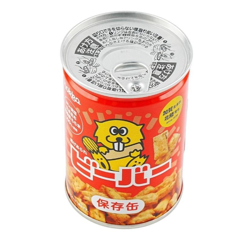 在台現貨💥日本直送💥 hokka 北陸製菓 河狸先生 米果 長效保存 米菓 防災餅乾 零食 日本餅乾 鹽味米果 戰備可-細節圖3