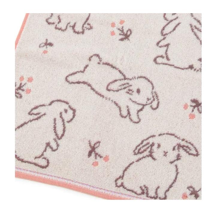 台灣現貨🐰兔奴看過來💥💥 日本正品 NATURA FABBRICA 兔子毛巾 浴巾 可愛浴巾 運動毛巾 洗臉毛巾-細節圖4