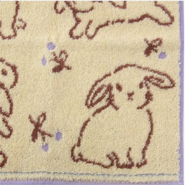 台灣現貨🐰兔奴看過來💥💥 日本正品 NATURA FABBRICA 兔子毛巾 浴巾 可愛浴巾 運動毛巾 洗臉毛巾-細節圖6