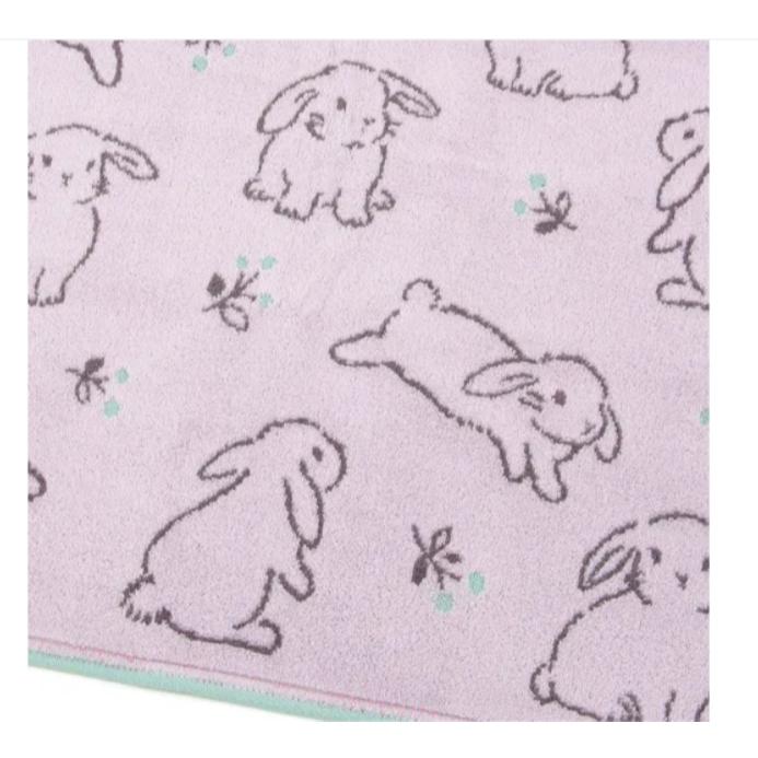 台灣現貨🐰兔奴看過來💥💥 日本正品 NATURA FABBRICA 兔子毛巾 浴巾 可愛浴巾 運動毛巾 洗臉毛巾-細節圖9