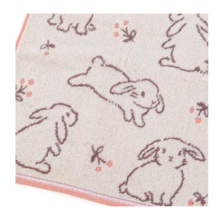 台灣現貨🐰兔奴看過來💥💥 日本正品 NATURA FABBRICA 兔子毛巾 浴巾 可愛浴巾 運動毛巾 洗臉毛巾-細節圖4