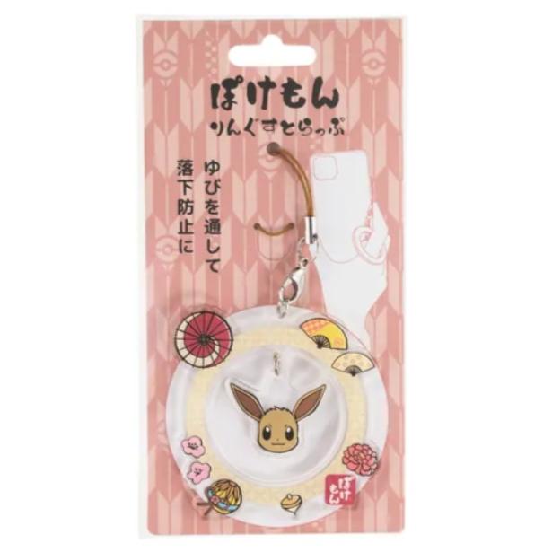在台現貨💥日本正品💥 防手機滑落 防滑 吊飾 手機吊飾 皮卡丘 伊布 日本文化 日本設計 春季 任天堂 pikachu-細節圖3