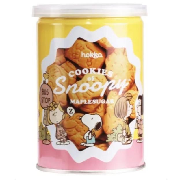 即期出清💥日本 hokka 史努比 造型 餅乾 楓糖 可可 罐子餅乾 好吃 peanuts 好朋友 最新效期-細節圖3