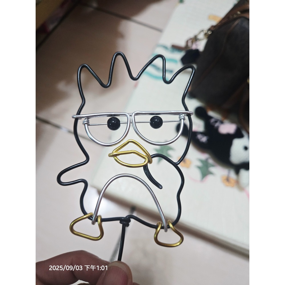 酷企鵝。鋁線架 空鳳架 手工作品-細節圖3