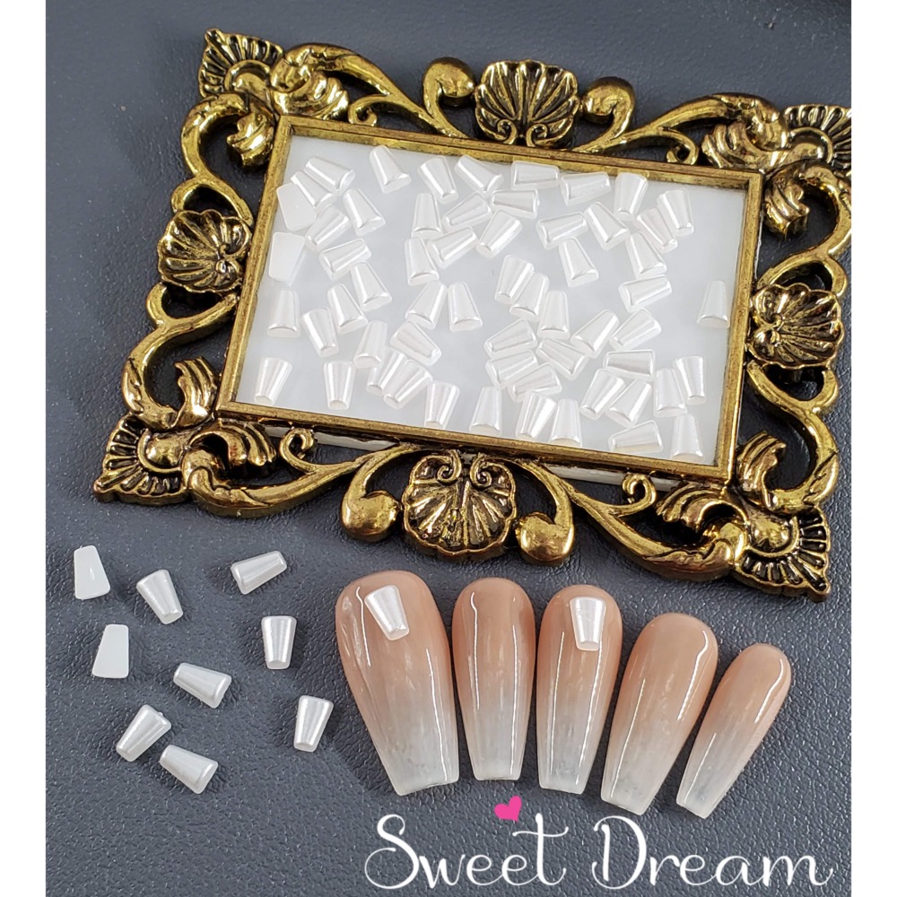 【美甲珍珠】平底造型珍珠飾品。美甲飾品。橢圓珍珠美甲。愛心珍珠美甲。造型珍珠。平底珍珠飾品。指甲珍珠。珍珠飾品造型。-規格圖7