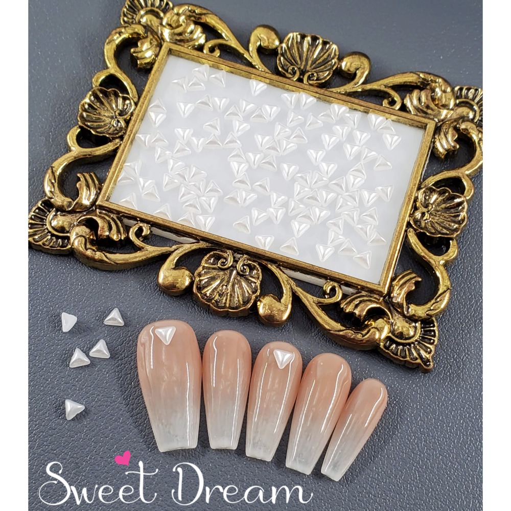 【美甲珍珠】平底造型珍珠飾品。美甲飾品。橢圓珍珠美甲。愛心珍珠美甲。造型珍珠。平底珍珠飾品。指甲珍珠。珍珠飾品造型。-規格圖7