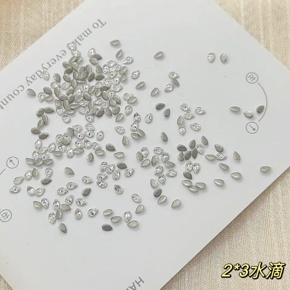 美甲極閃迷你鋯石鑽 迷你美甲鑽 平底鑽 圓鑽 方鑽 白鑽 小鑽 鋯石平底鑽 美甲迷你小鑽 菱形鑽 愛心鑽 美甲材料-規格圖6