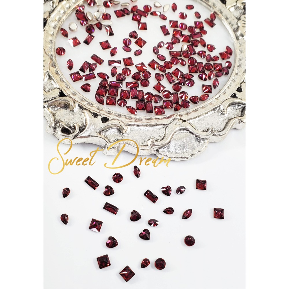 美甲極閃迷你鋯石鑽 迷你美甲鑽 平底鑽 圓鑽 方鑽 白鑽 小鑽 鋯石平底鑽 美甲迷你小鑽 菱形鑽 愛心鑽 美甲材料-規格圖6