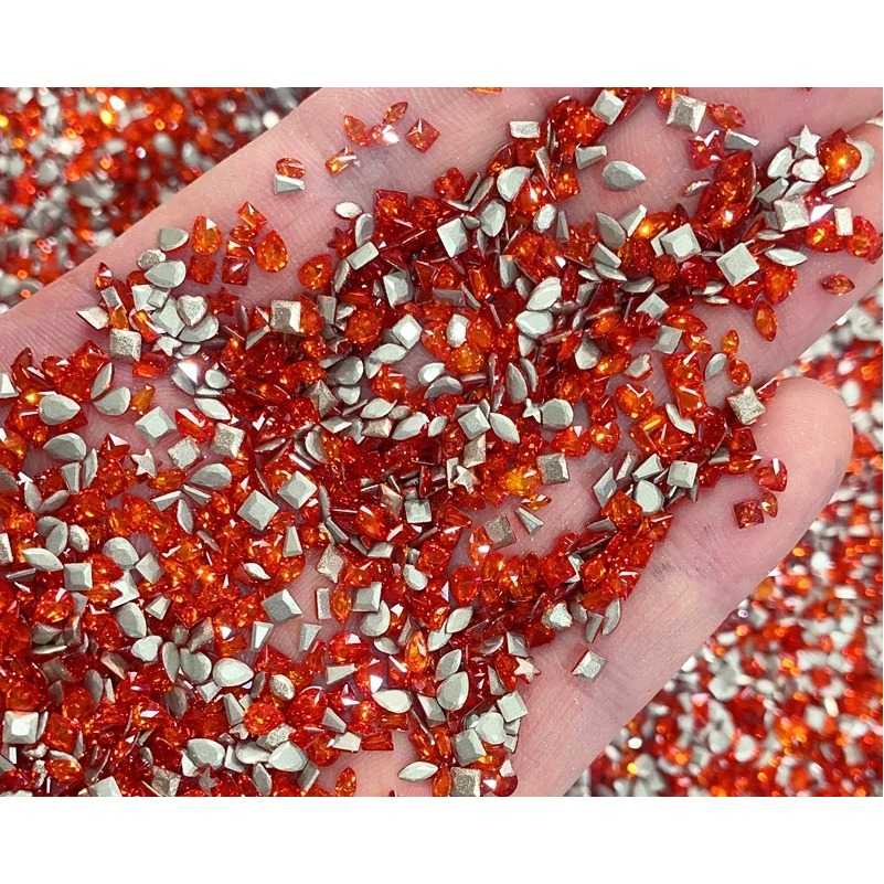 美甲極閃迷你鋯石鑽 迷你美甲鑽 平底鑽 圓鑽 方鑽 白鑽 小鑽 鋯石平底鑽 美甲迷你小鑽 菱形鑽 愛心鑽 美甲材料-規格圖6