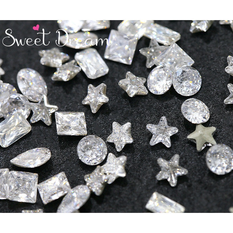 中大尺寸尖底鋯石鑽 美甲鋯石鑽 尖底鑽 美甲堆鑽 極閃鑽 高品質鑽 指甲鑽 貼鑽 大鑽 鋯石大鑽 水滴鑽-細節圖3