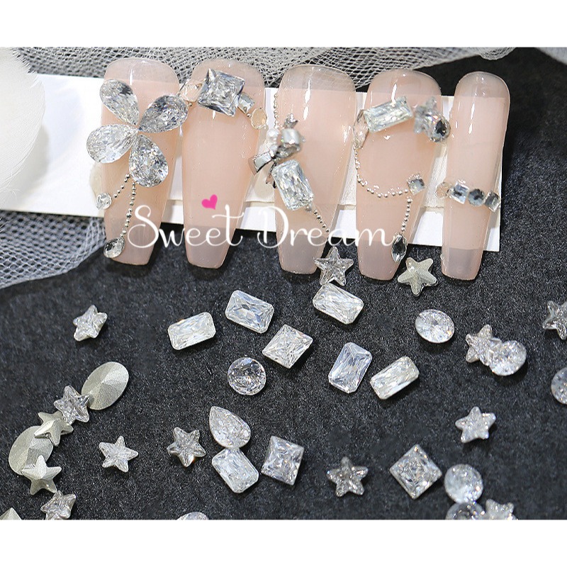 中大尺寸尖底鋯石鑽 美甲鋯石鑽 尖底鑽 美甲堆鑽 極閃鑽 高品質鑽 指甲鑽 貼鑽 大鑽 鋯石大鑽 水滴鑽-細節圖4