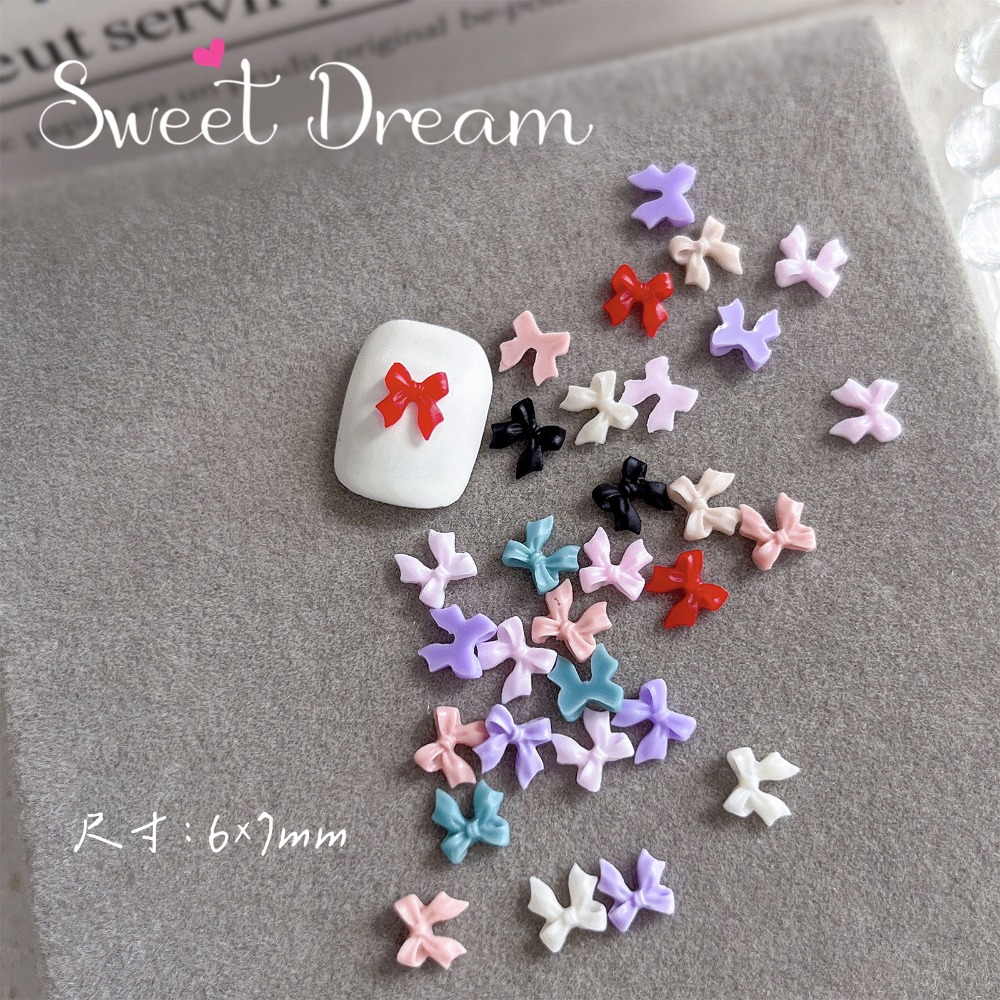 美甲小蝴蝶結飾品 美甲迷你蝴蝶結飾品 蝴蝶結美甲 樹脂蝴蝶結 領結飾品 美甲小飾品 美甲小蝴蝶結 指甲蝴蝶結 領結-規格圖7