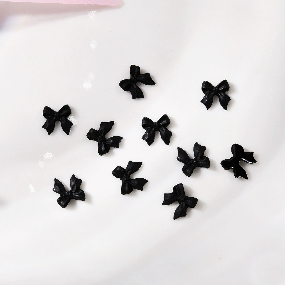 飄帶-黑色【6*7mm】50顆