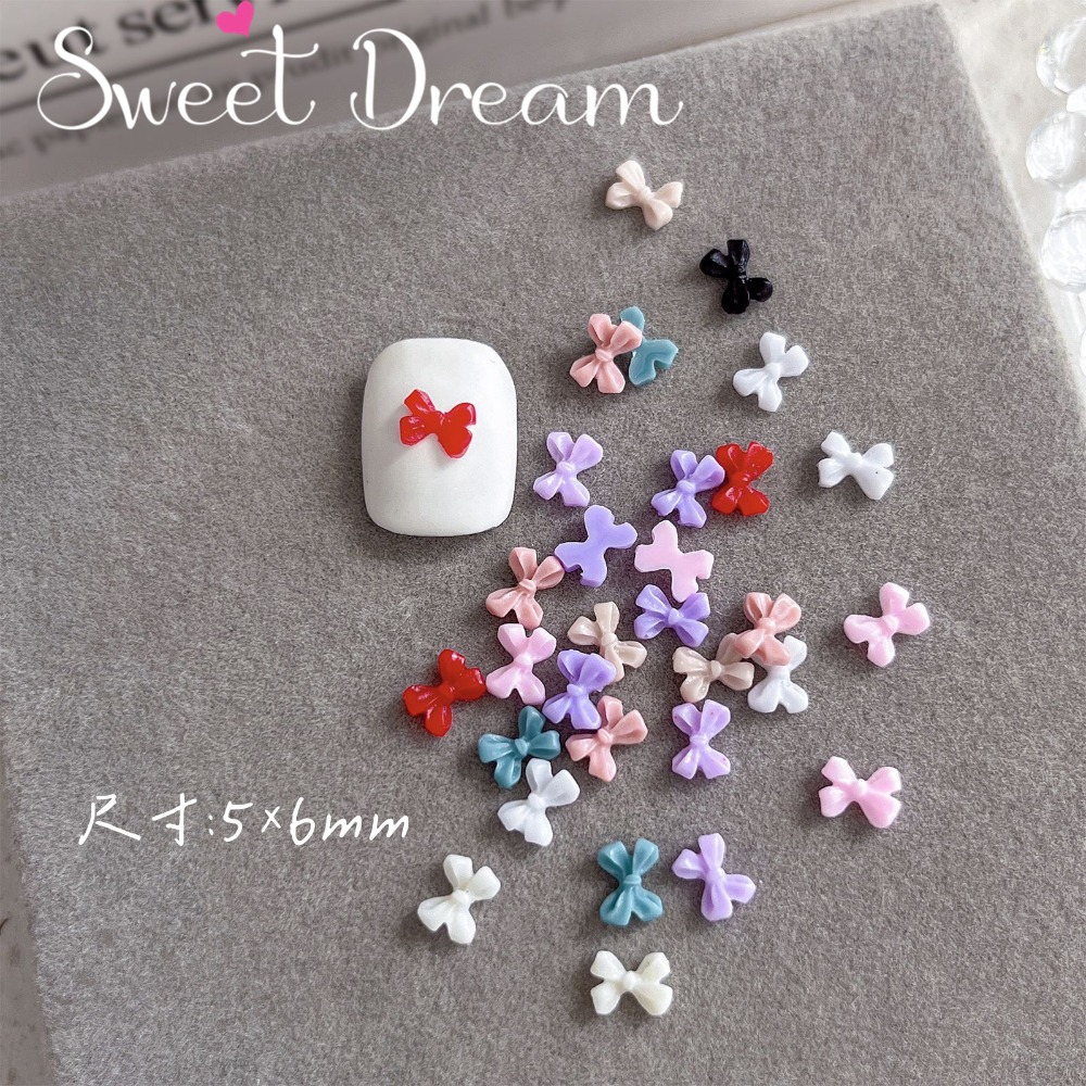 美甲小蝴蝶結飾品 美甲迷你蝴蝶結飾品 蝴蝶結美甲 樹脂蝴蝶結 領結飾品 美甲小飾品 美甲小蝴蝶結 指甲蝴蝶結 領結-規格圖7
