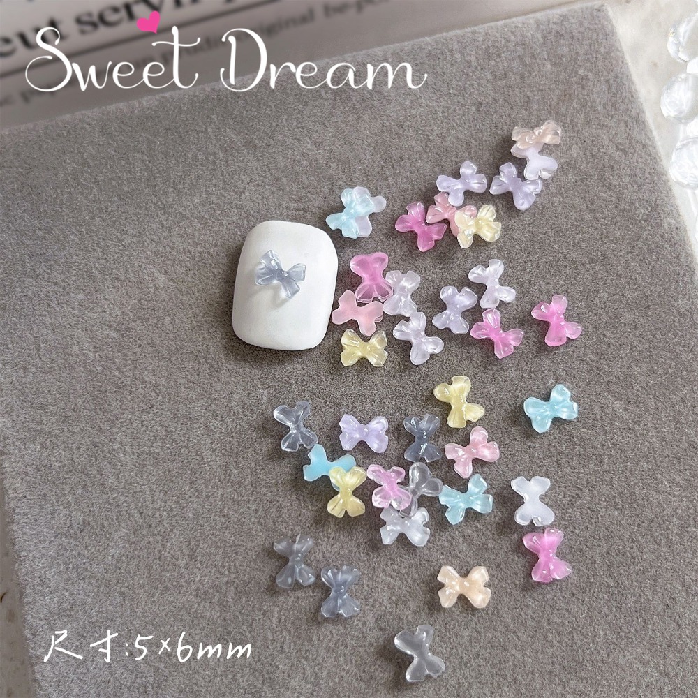 美甲小蝴蝶結飾品 美甲迷你蝴蝶結飾品 蝴蝶結美甲 樹脂蝴蝶結 領結飾品 美甲小飾品 美甲小蝴蝶結 指甲蝴蝶結 領結-規格圖7