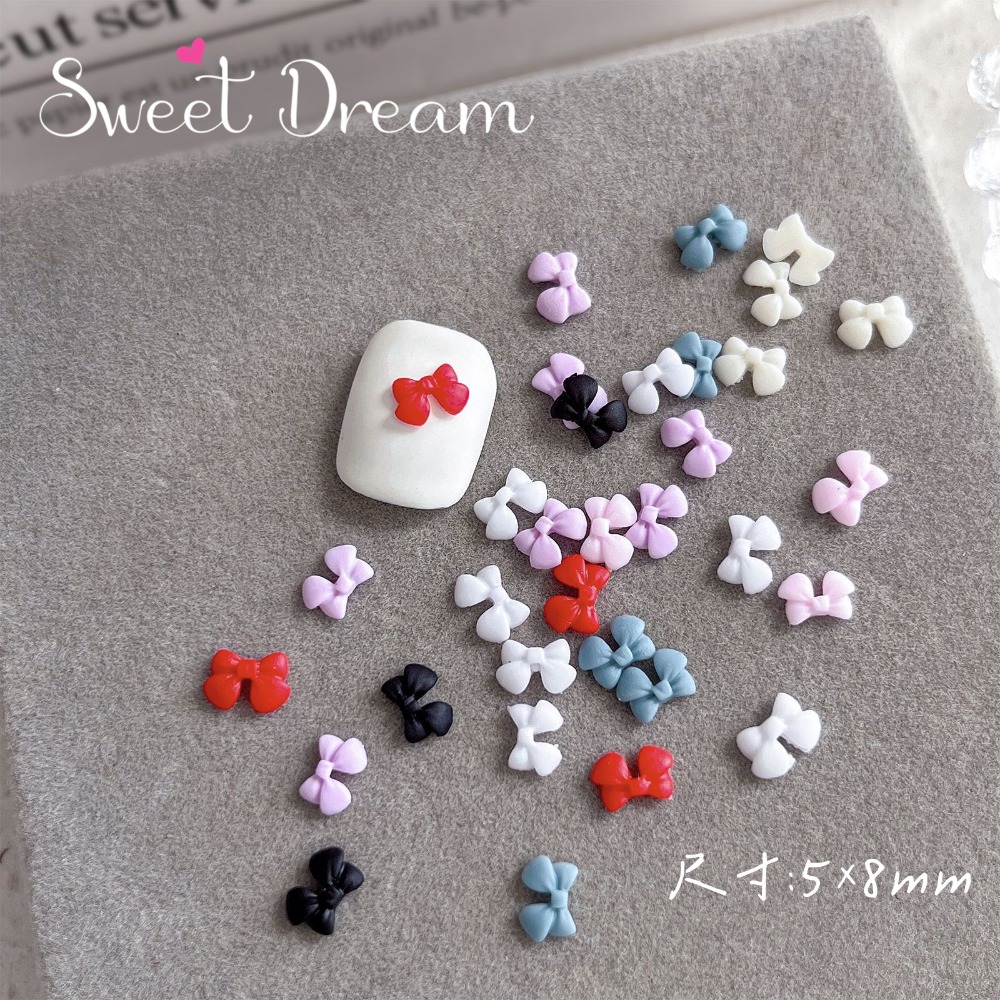 美甲小蝴蝶結飾品 美甲迷你蝴蝶結飾品 蝴蝶結美甲 樹脂蝴蝶結 領結飾品 美甲小飾品 美甲小蝴蝶結 指甲蝴蝶結 領結-規格圖7