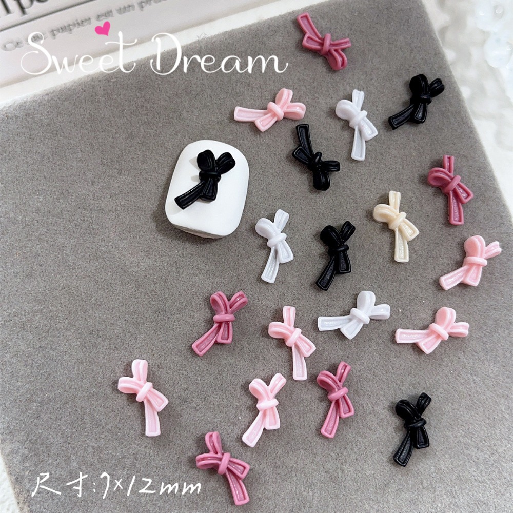 斜邊蝴蝶結【7*12mm】混裝