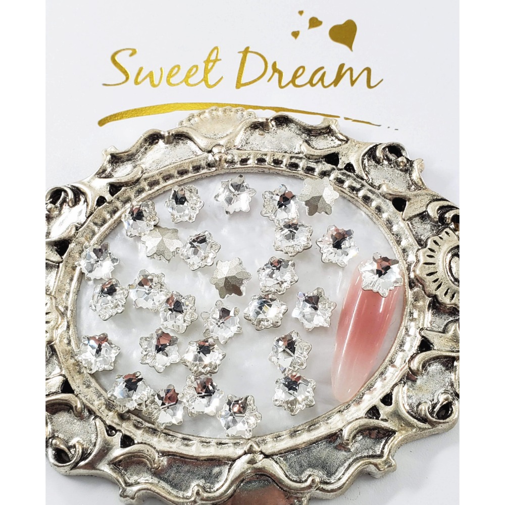 8mm雪花【五顆】