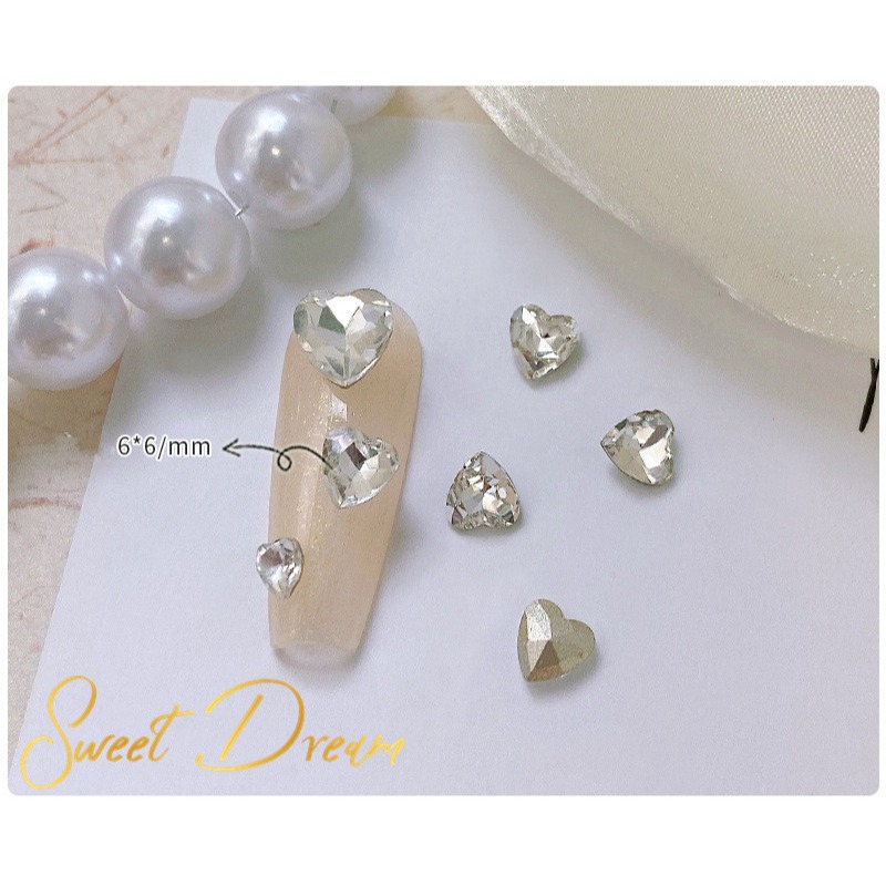 6mm愛心【五顆】