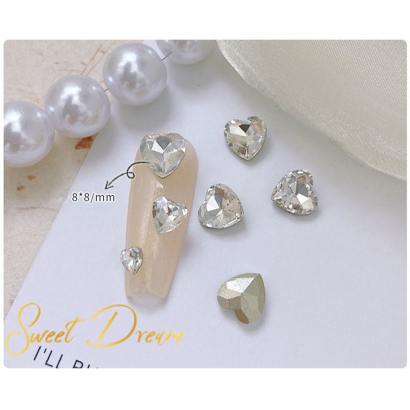 【美甲白鑽】尖底異形鑽。白尖底鑽。美甲尖底白鑽。透明白大鑽。美甲立體大鑽。愛心鑽。美甲堆鑽。堆鑽材料。指甲鑽飾-規格圖8