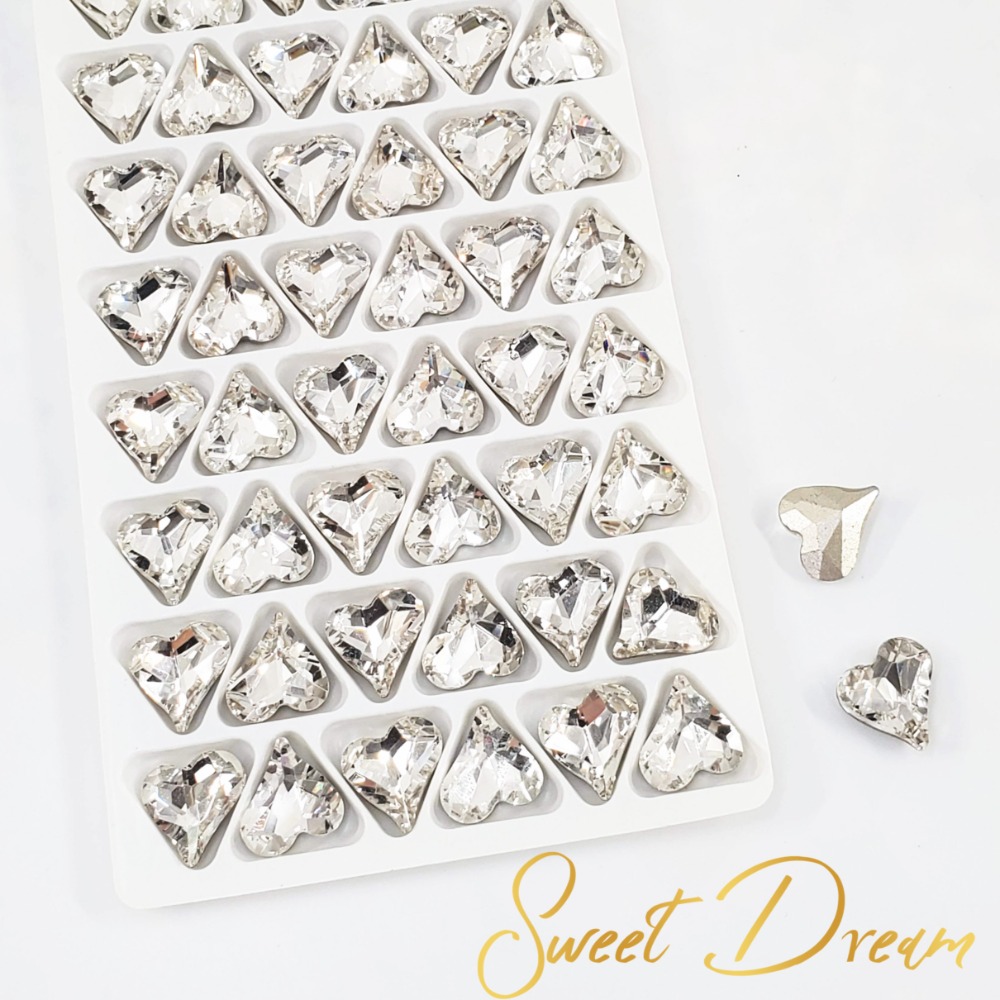 12*13mm歪愛心【五顆】*特大*