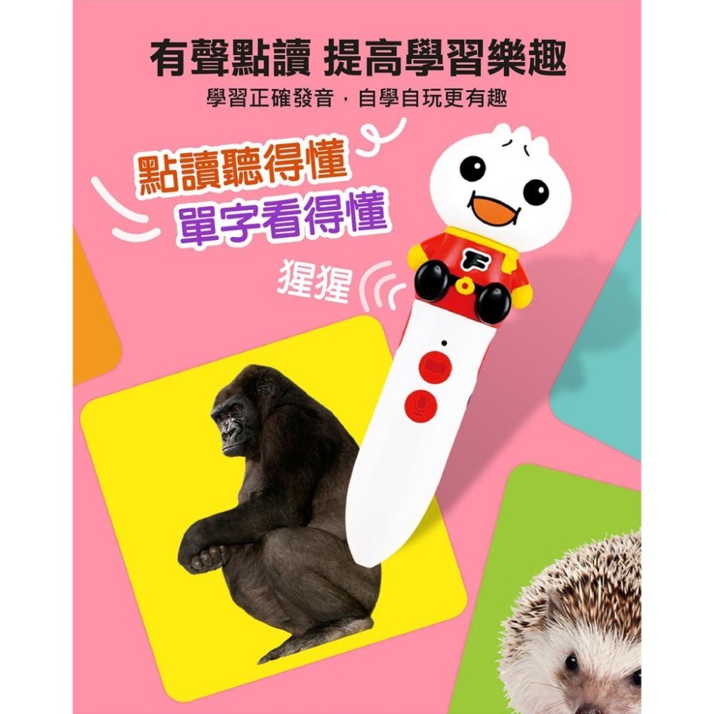 【風車圖書】FOOD超人聰明認知大圖卡-動物王國/可愛動物/交通工具/日常生活/美味蔬果/基礎ㄅㄆㄇ 多重點讀認知必備-細節圖6