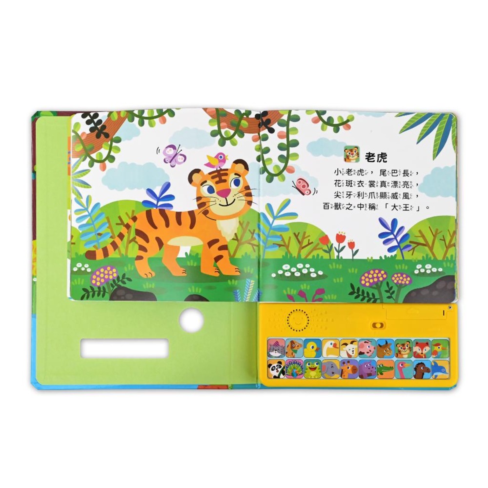 【風車圖書】小手按按聽念謠-百變生活音效書/動物狂歡音效書-細節圖7