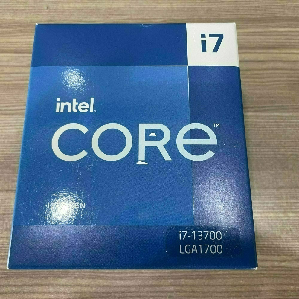 售全新未拆封英代爾Intel i7-13700中央處理器台灣代理商貨。 - 金姆指