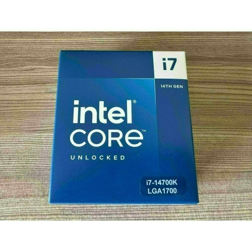 售 全新未拆封 英代爾 Intel i7-14700K中央處理器 台灣代理商貨。